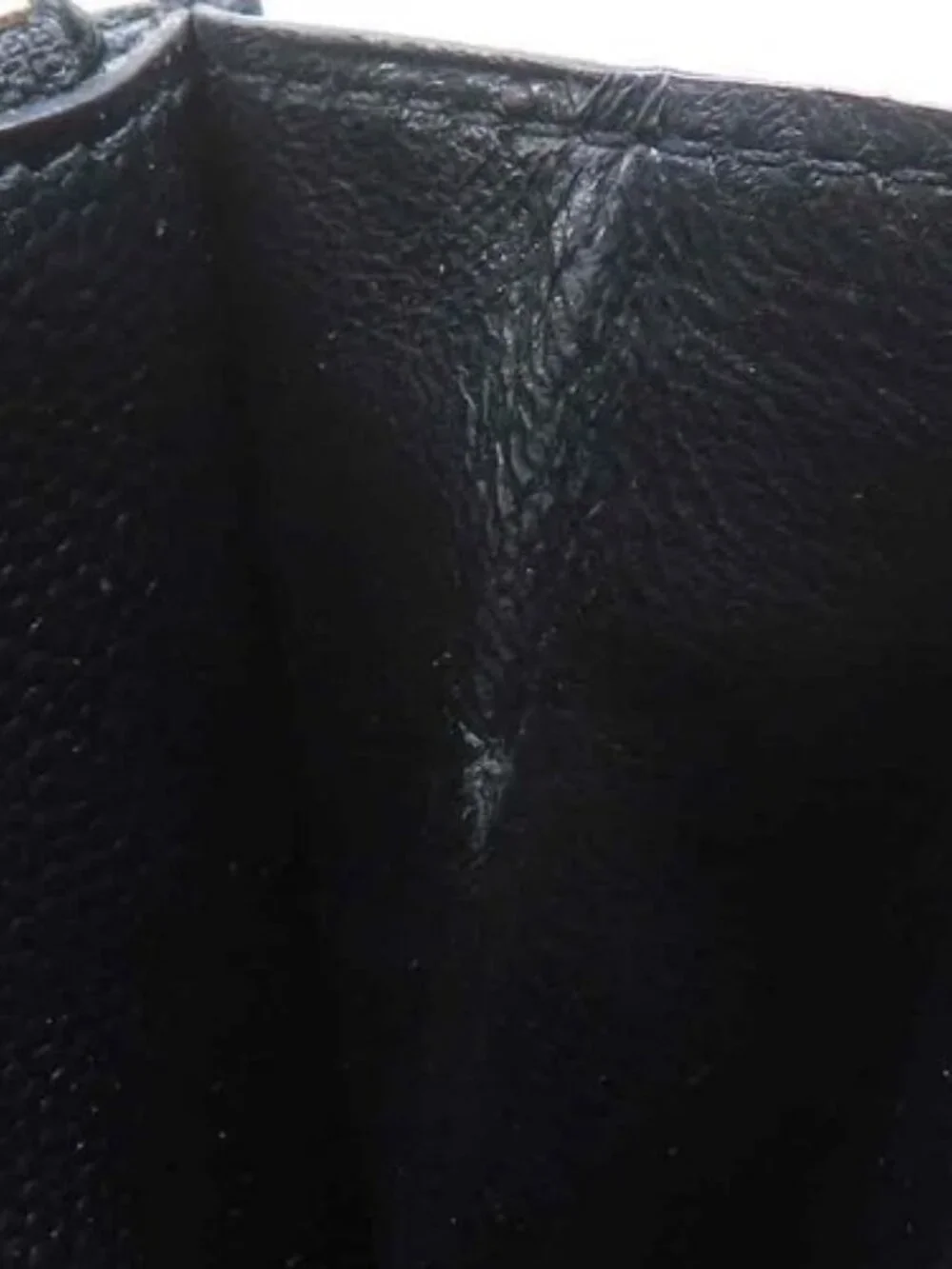 Auth SAINT LAURENT Zip Around Long Wallet Black/Gold Leather/Metal - h31776g - Picture 10 of 15